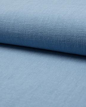 Linnen Stone-washed Licht Blauw, Hobby en Vrije tijd, Stoffen en Lappen, Blauw, Nieuw