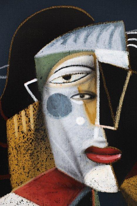 Jone Hopper - Belle de nuit, Antiek en Kunst, Kunst | Schilderijen | Modern