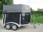 Blomert 2 paardstrailer polyester met zadelkamer, Dieren en Toebehoren, Ophalen, Gebruikt, Polyester, 2-paards trailer