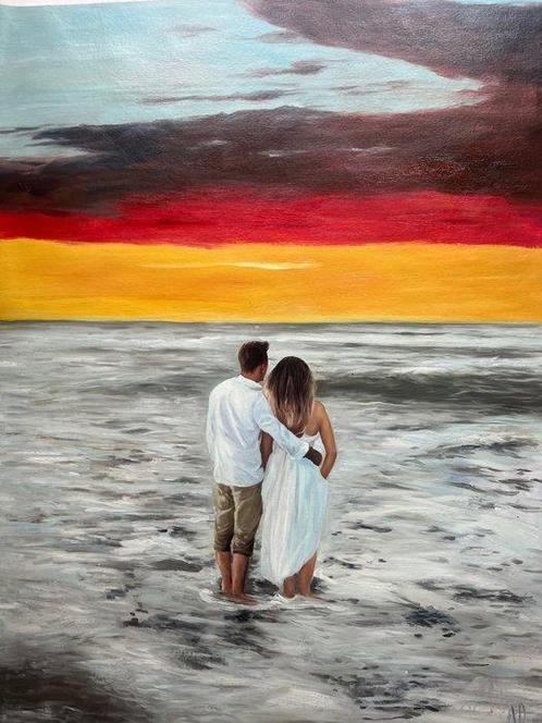 Anne Dias (1985) - (XXL) - The Honeymoon, Antiek en Kunst, Kunst | Schilderijen | Modern