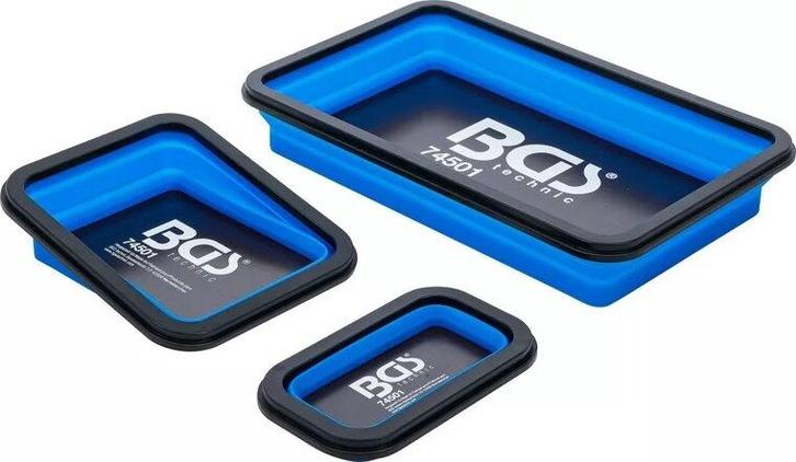 Magnetische legschalenset silicone vouwbaar 3-dlg, Auto diversen, Autogereedschap, Verzenden