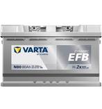 Varta Auto accu 12 volt 80 Ah EFB Dynamic type N80, Auto-onderdelen, Accu's en Toebehoren, Ophalen of Verzenden, Nieuw