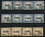 San Marino 1936/1943 - Opgedrukte belastingstempels, 2, Gestempeld