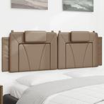 vidaXL Hoofdbordkussen Viana 160 cm kunstleer, Verzenden, Nieuw, Bruin, Overige materialen