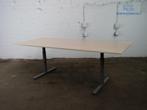 Gispen | Vergadertafel | Tweedehands | Ahorn blad | Zilvergr, Verzenden, Gebruikt