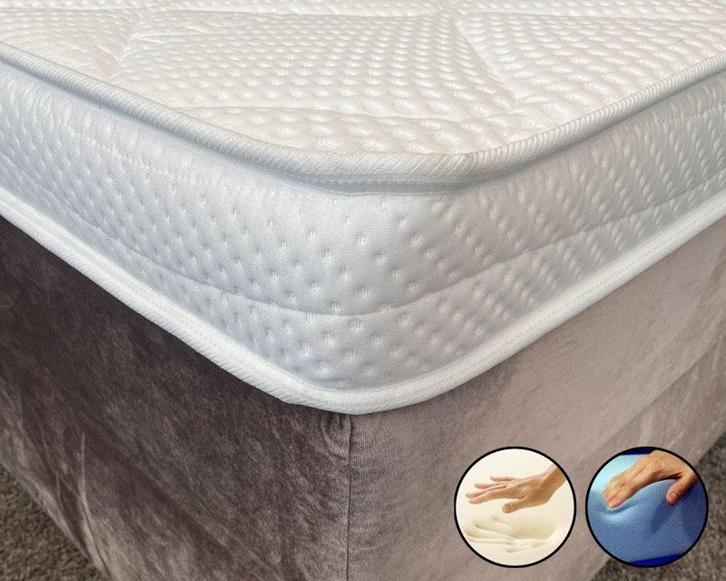 Tencel topper HR55 koudschuim & Nasa Traagschuim, Huis en Inrichting, Slaapkamer | Matrassen en Bedbodems