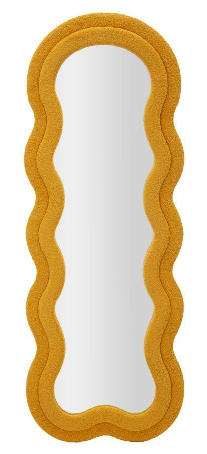 WANDSPIEGEL TEDDY MOSTERD CM 60X4X160, Huis en Inrichting, Woonaccessoires | Spiegels, Ophalen of Verzenden