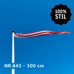NR 443: Wimpel Noord Brabant 100% stil-300cm (zonder stokje, Nieuw