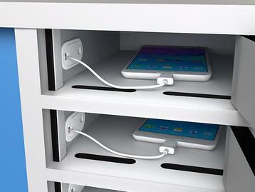 Locker kast voor laden en beveiligen smartphones beschikbaar voor biedingen