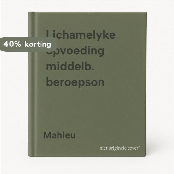 Lichamelyke opvoeding middelb. beroepson 9789073753105, Boeken, Studieboeken en Cursussen, Zo goed als nieuw, Verzenden
