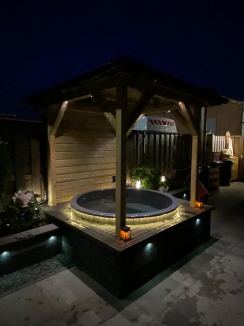 Zelfbouwpakket Houtgestookte Hottub | Life &amp; Tubs | €1995,-, Tuin en Terras, Bubbelbaden en Hottubs, Nieuw, Vast, Ophalen of Verzenden
