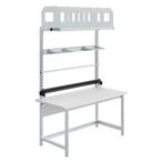 Aanbieding: Verstelbare werkbank met rail Sofame melamine, Nieuw