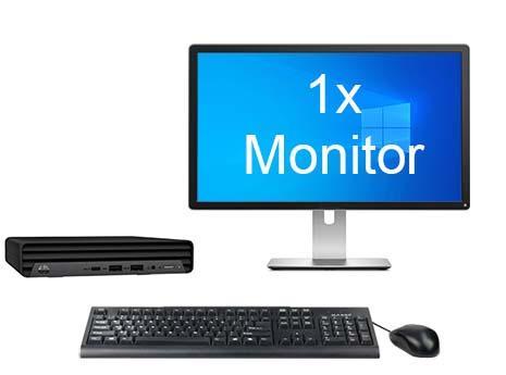HP Engage Flex Mini i5 10e Gen incl. 1 Monitor + Windows 11, Computers en Software, Desktop Pc's, 8 GB, Ophalen of Verzenden
