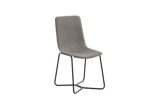 Eetkamerstoel - Zara - Donkergrijs - Jörn, Huis en Inrichting, Stoelen, Nieuw, Verzenden
