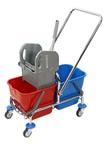 HYGYEN rolemmer 2x17L chroom met multipers.
