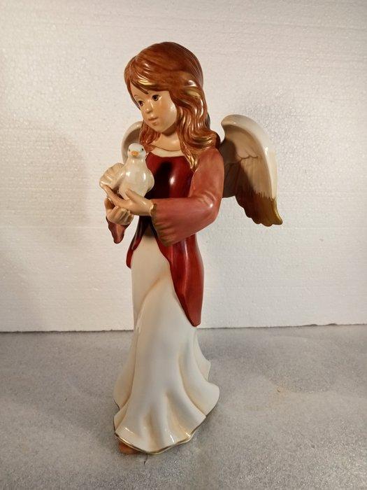 Goebel - Beeldje - Engel met duif - 35,5 cm - Porselein, Antiek en Kunst, Antiek | Boeken en Bijbels