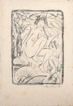 Otto Mueller (1874-1930), Sitzende von Blattwerk umgeben’