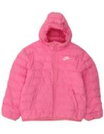 NIKE Boys Hooded Padded Jacket 10-11 Years Medium Pink, Verzenden, Nieuw
