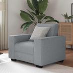 vidaXL Fauteuil 60 cm stof lichtgrijs, Huis en Inrichting, Banken | Bankstellen, Verzenden, Nieuw, Eenpersoons, Stof