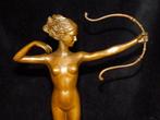 After Collinet - sculptuur, Fraai Bronzen beeld Diana Godin, Antiek en Kunst