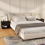vidaXL Nachtkastjes 2 st 45x34x44 cm bewerkt hout zwart, Huis en Inrichting, Minder dan 45 cm, Verzenden, Nieuw, Minder dan 55 cm