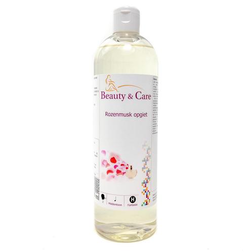 Beauty & Care Rozenmusk opgiet 500 ml.  new, Sport en Fitness, Sauna, Fins of Traditioneel, Toebehoren, Nieuw, Ophalen of Verzenden