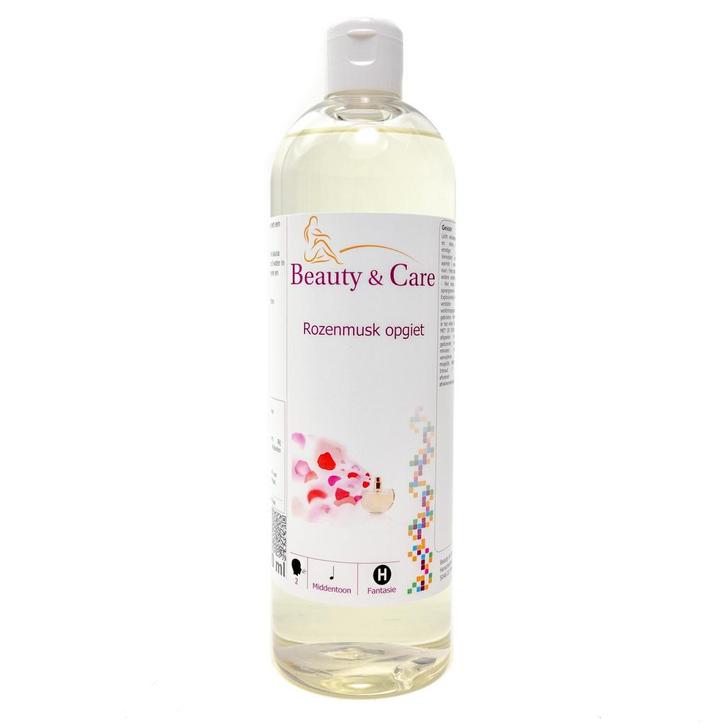 Beauty & Care Rozenmusk opgiet 500 ml.  new, Sport en Fitness, Sauna, Fins of Traditioneel, Toebehoren, Nieuw, Ophalen of Verzenden