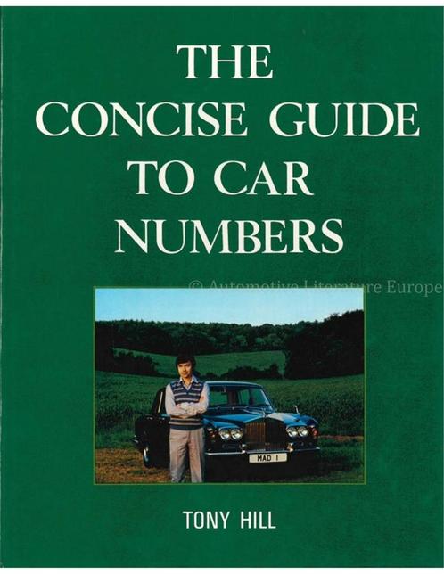 THE CONCISE GUIDE TO CAR NUMBERS, Boeken, Auto's | Boeken