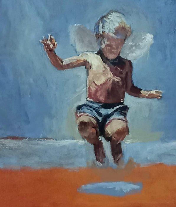 GONZHO - Sombras de agua (No reserve), Antiek en Kunst, Kunst | Schilderijen | Modern