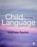 Child Language 9781446295618, Verzenden, Zo goed als nieuw