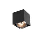 Design opbouwspot zwart vierkant - Box, Huis en Inrichting, Lampen | Spots, Nieuw, Metaal of Aluminium, Modern