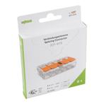 WAGO Verbindingsklem 5-voudig  t/m 4mm² - 221-415 - 8 stuks, Verzenden, Nieuw