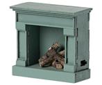 Maileg - Miniatuur Haard voor in poppenhuis (8,5 cm) - Blauw, Nieuw