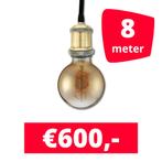 *TIP* LED Railverlichting Horeca Craft Alu 8 spots + 8M, Ophalen of Verzenden