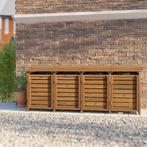 Vierdubbele Container Ombouw Bruin Geïmpregneerd Grenen Hout, Verzenden, Nieuw, Hout