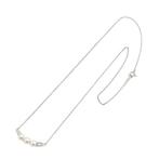 Mikimoto - Halsketting - 18 karaat Witgoud, Nieuw