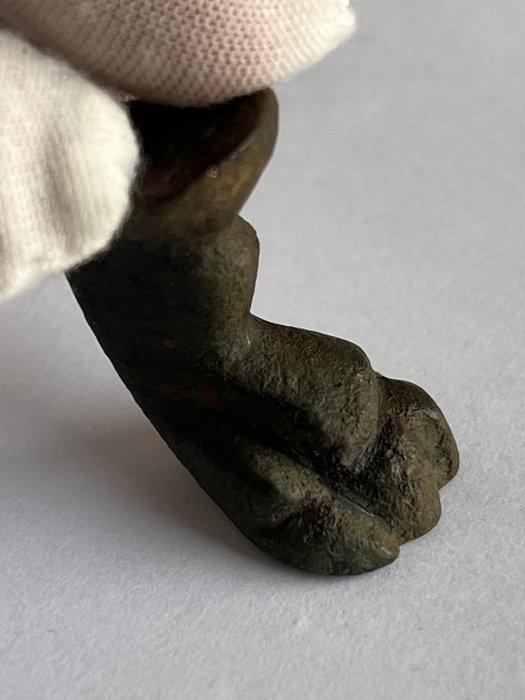 Leeuwenpoot. Oud-Rome Brons Figuur - 34 mm, Antiek en Kunst, Antiek | Overige Antiek