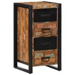 vidaXL Ladekast 40x40x75 cm massief gerecycled hout, Huis en Inrichting, Minder dan 50 cm, Verzenden, Nieuw, Minder dan 100 cm