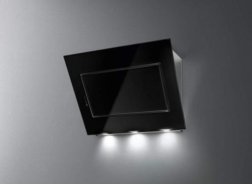 Falmec QUAS90W3BL wand afzuigkap - zwart glas - 90 cm breed, Witgoed en Apparatuur, Afzuigkappen, Vrijstaand, Wandschouwkap, Nieuw