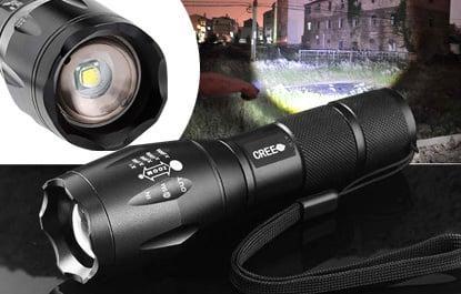 Led militaire zaklamp zaklantaarn waterdicht 2000 lumen opla, Huis en Inrichting, Lampen | Overige, Nieuw, Verzenden