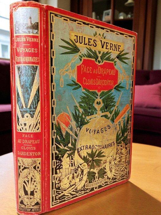 Jules Verne; Illustratore: L. Benett - Face au drapeau /, Antiek en Kunst, Antiek | Boeken en Bijbels