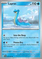 Lapras 016/091 reverse holo Paldean Fates, Ophalen of Verzenden, Nieuw, Losse kaart, Foil