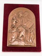 Bronzen Plaquette F. Barbedienne - Brons - 1850-1900, Antiek en Kunst