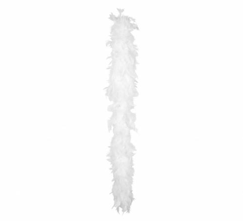 Witte Boa Deluxe 1,8m, Hobby en Vrije tijd, Feestartikelen, Nieuw, Verzenden