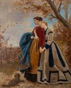 Guido Gonin (1833-1906) - Confidenze, Antiek en Kunst, Kunst | Schilderijen | Klassiek