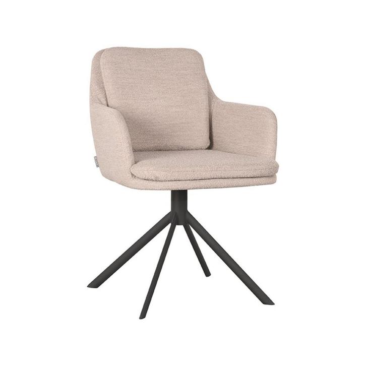 Stoel Joy | Naturel | Boucle | Zwart Metalen Frame LABEL51, Zakelijke goederen, Horeca | Keukenapparatuur, Nieuw in verpakking