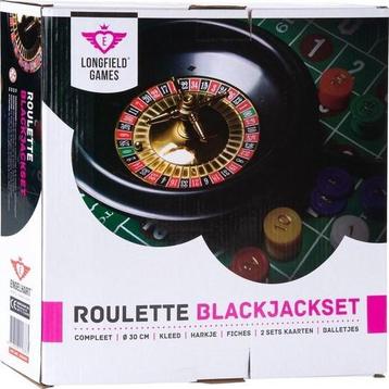 Roulette / Black-Jack Set 30 cm | Longfield - beschikbaar voor biedingen