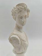 sculptuur, Busto della dea Diana - 28 cm - marmerstof