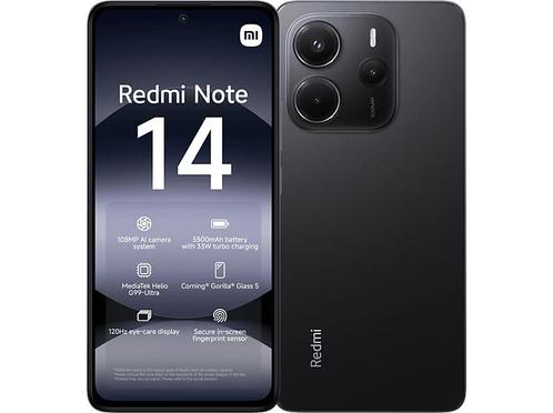 Xiaomi -  Redmi Note 14 - 4g 256gb Midnight  256 Gb - Zwart, Telecommunicatie, Mobiele telefoons | Overige merken, Nieuw, Zonder abonnement