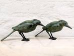 Beeldje - A pair of bronze birds - Brons, Antiek en Kunst, Curiosa en Brocante